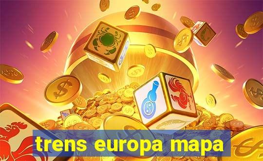 trens europa mapa